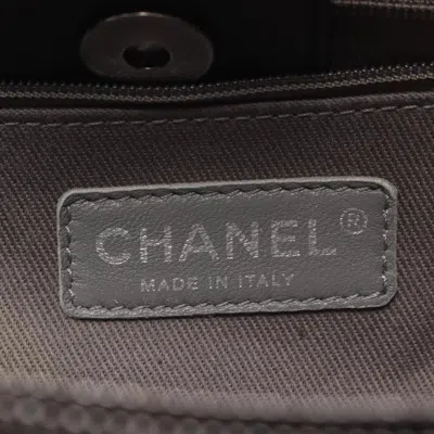 Pre-owned Chanel Black Leather Tote Bag ()