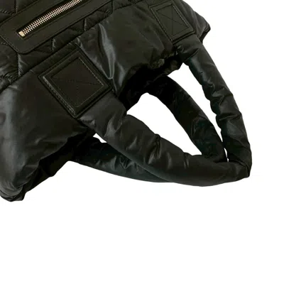 Pre-owned Chanel Black Nylon Handbag Tote Bag ()