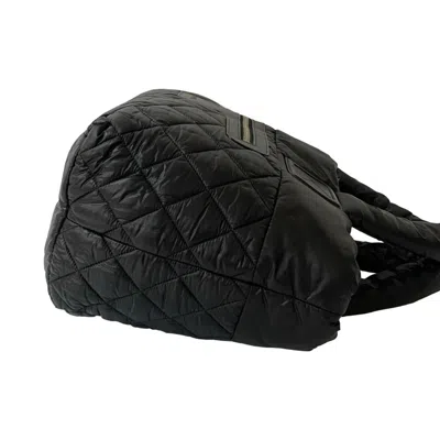 Pre-owned Chanel Black Nylon Handbag Tote Bag ()