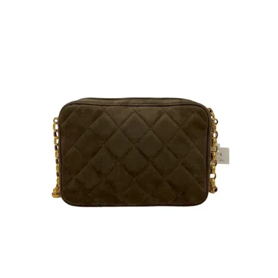 Pre-owned Chanel Brown Suede Shoulder Bag ()