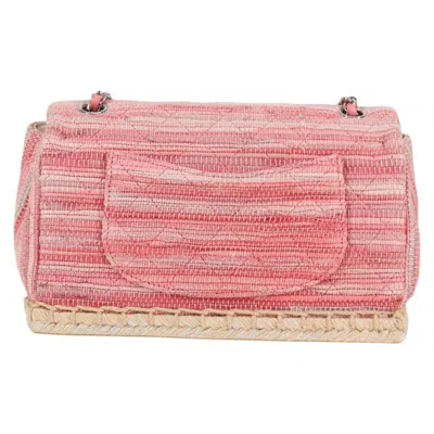 Pre-owned Chanel Flap Bag Pink Leather Shoulder Bag ()