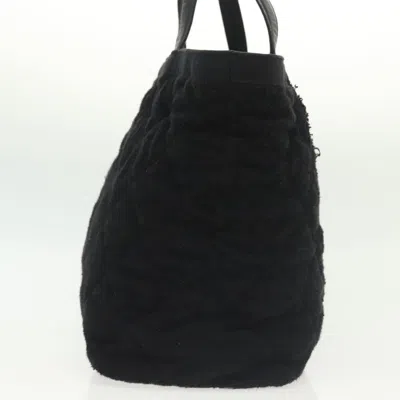 Pre-owned Chanel Logo Cc Black Leather Tote Bag ()