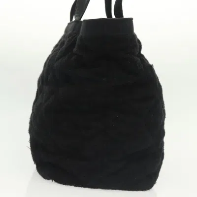 Pre-owned Chanel Logo Cc Black Leather Tote Bag ()