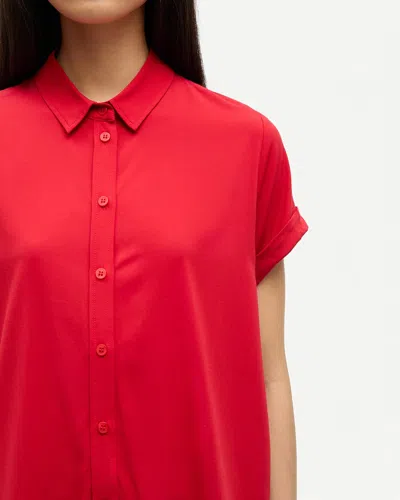 Samsoe & Samsoe Majan Ss Shirt In Red