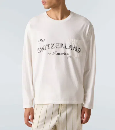 CAMPGROUND印花棉质针织T恤