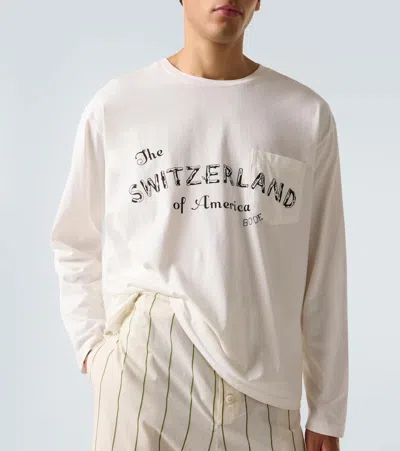 CAMPGROUND印花棉质针织T恤