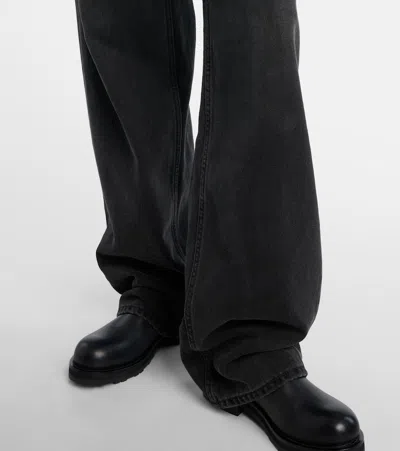 The Row Five-pocket Denim Trousers Featuring Belt Loops In Black