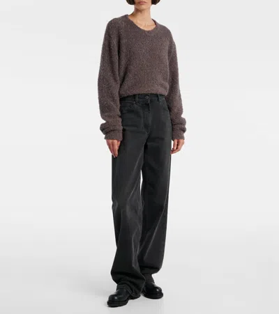 The Row Five-pocket Denim Trousers Featuring Belt Loops In Black