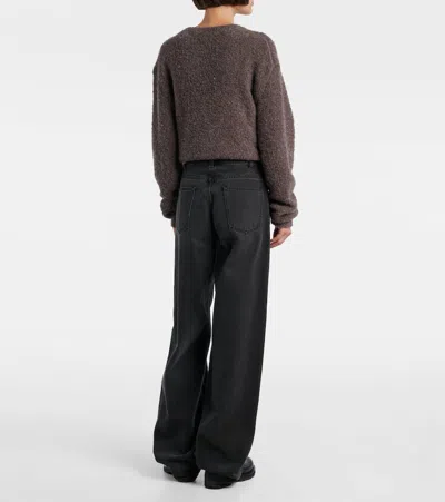 The Row Five-pocket Denim Trousers Featuring Belt Loops In Black