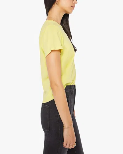 Mother Lil Goodie Goodie Tee In Yellow
