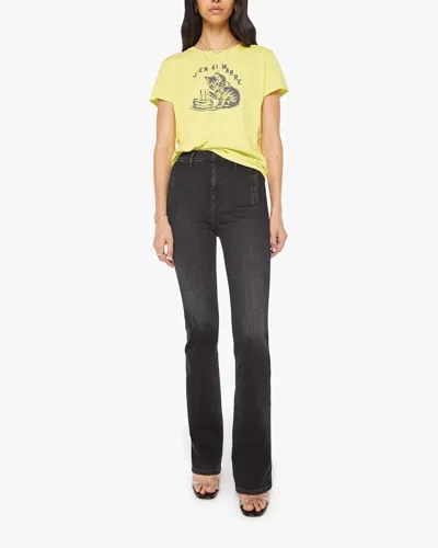 Mother Lil Goodie Goodie Tee In Yellow