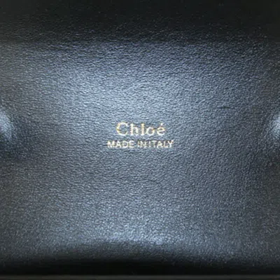 Pre-owned Chloé Bronze Gray Leather Handbag Shoulder Bag ()