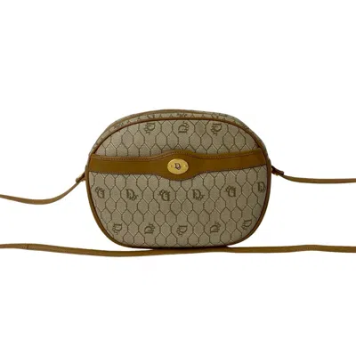 Pre-owned Dior Christian  Beige Leather Pvc Pochette Shoulder Bag ()