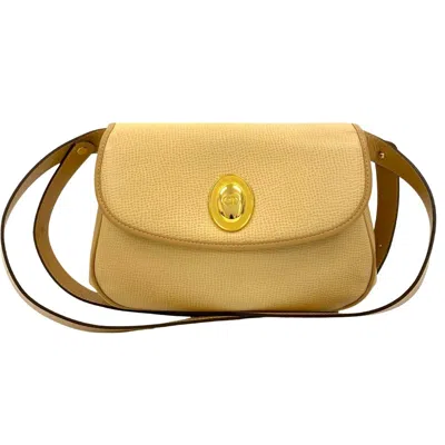 Pre-owned Dior Christian  Beige Leather Pochette Shoulder Bag ()