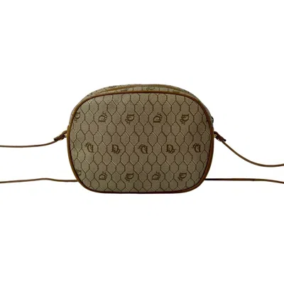 Pre-owned Dior Christian  Beige Leather Pvc Pochette Shoulder Bag ()