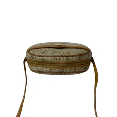 Pre-owned Dior Christian  Beige Leather Pvc Pochette Shoulder Bag ()