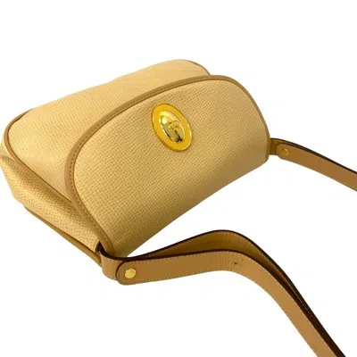 Pre-owned Dior Christian  Beige Leather Pochette Shoulder Bag ()