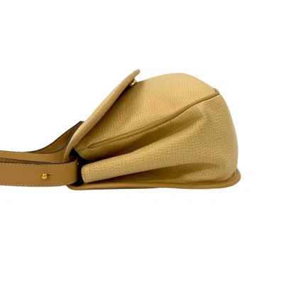 Pre-owned Dior Christian  Beige Leather Pochette Shoulder Bag ()