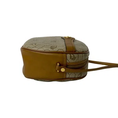 Pre-owned Dior Christian  Beige Leather Pvc Pochette Shoulder Bag ()