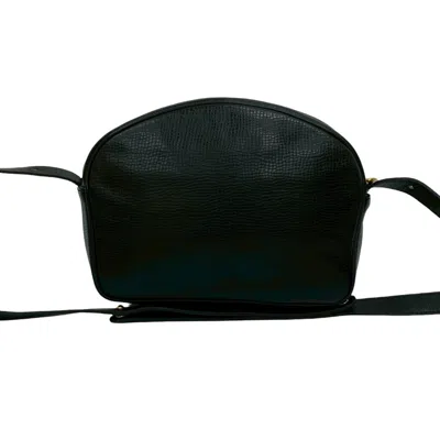 Pre-owned Dior Christian  Black Leather Pochette Shoulder Bag ()