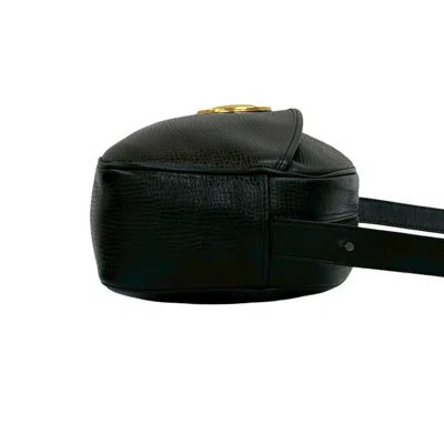 Pre-owned Dior Christian  Black Leather Pochette Shoulder Bag ()