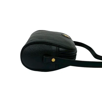 Pre-owned Dior Christian  Black Leather Pochette Shoulder Bag ()