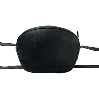 Pre-owned Dior Christian  Black Leather Pvc Pochette Shoulder Bag ()