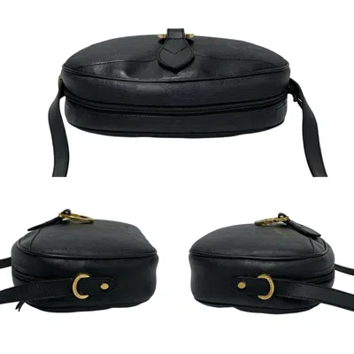 Pre-owned Dior Christian  Black Leather Pvc Pochette Shoulder Bag ()