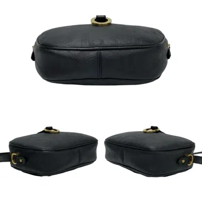 Pre-owned Dior Christian  Black Leather Pvc Pochette Shoulder Bag ()