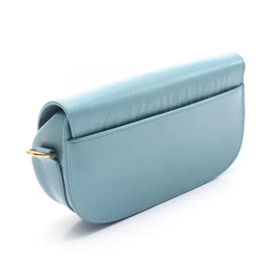Pre-owned Dior Christian  Blue Leather Shoulder Bag ()