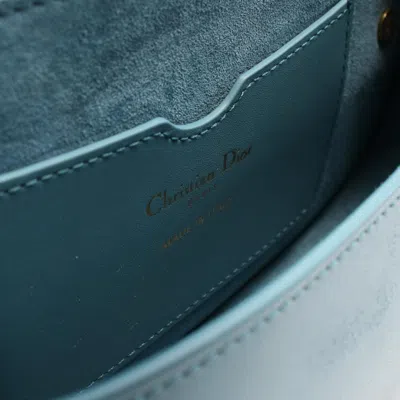Pre-owned Dior Christian  Blue Leather Shoulder Bag ()