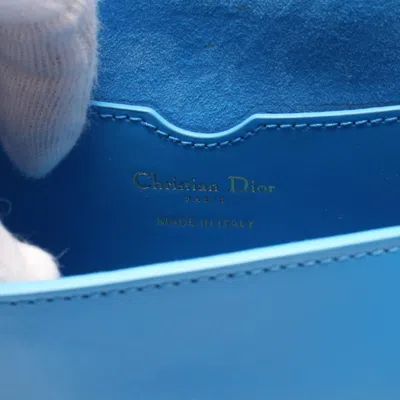 Pre-owned Dior Christian  Blue Leather Shoulder Bag ()