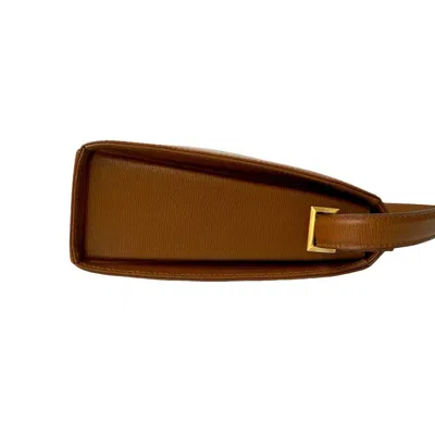 Pre-owned Dior Christian  Brown Leather Pochette Shoulder Bag ()