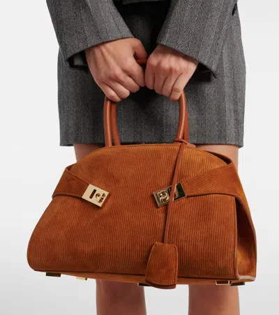 HUG M号绒面革托特包