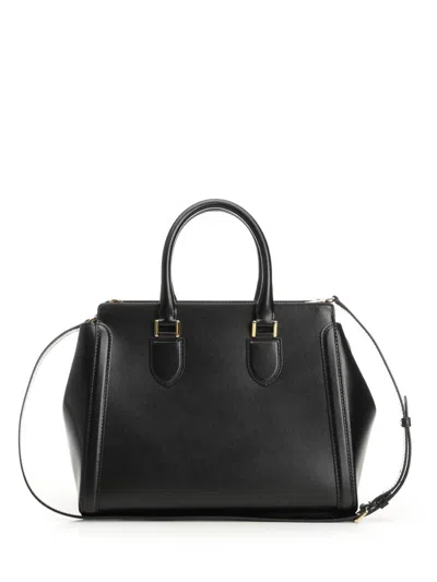 Alexander Mcqueen Birdee Large Bag In Black