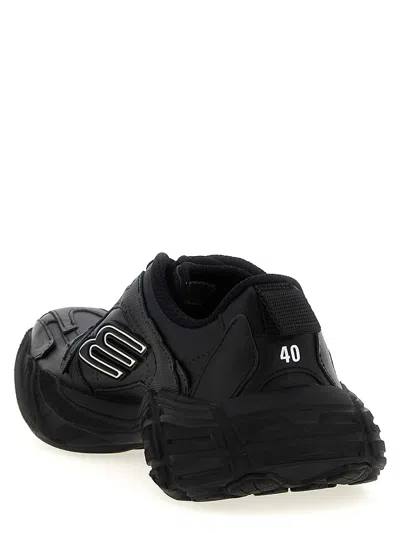Balenciaga Monday Low-top Sneakers In Black
