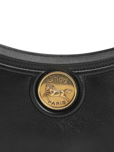 Chloé Heritage Hobo Bag In Black