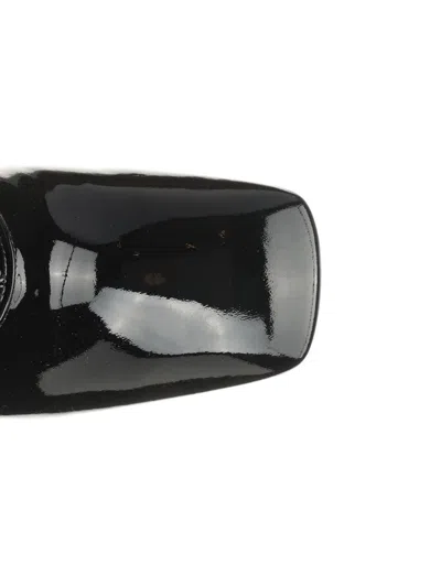 Chloé 80mm Patent Leather Over The Knee Boots In Black