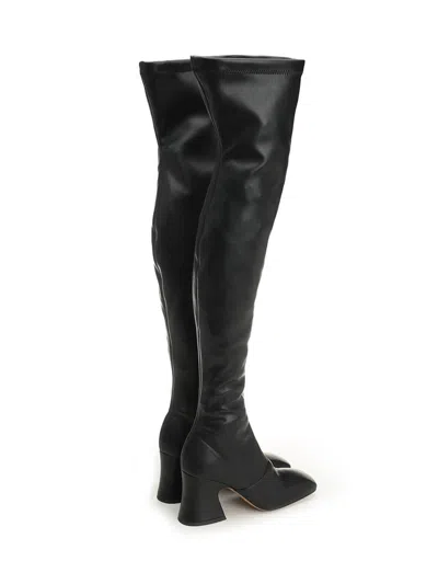 Chloé Janis Stretch Over-the-knee Boot In Black