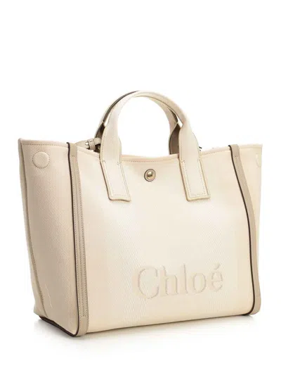 Chloé Chlo Carry Tote Bag In Neutral