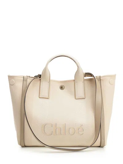 Chloé Chlo Carry Tote Bag In Neutral