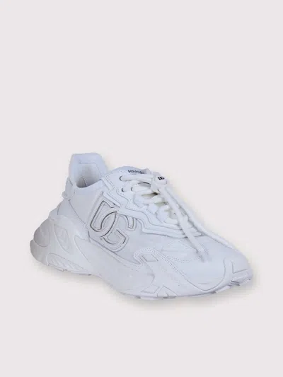 Dolce & Gabbana Sneaker With Logo In White