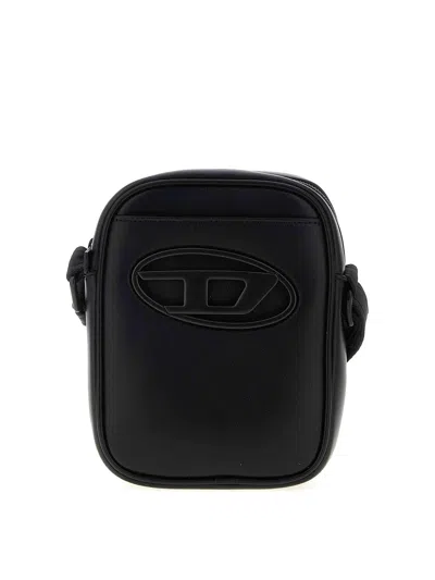 Diesel Holi-d Crossbody Bag In Black