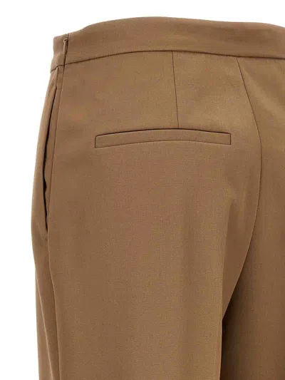 Dries Van Noten Tailored Trousers With Pockets And Pleats In Brown