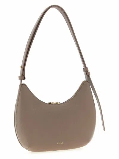 Furla Goccia S Shoulder Bags Gray In Gray