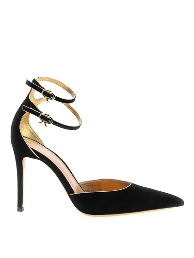 Gianvito Rossi 'ivette' Pumps Featuring Open Sides In Black