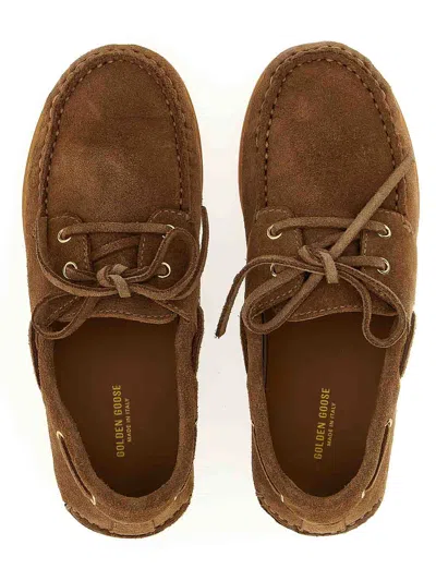 Golden Goose Round-toe Casual Shoes In Brown