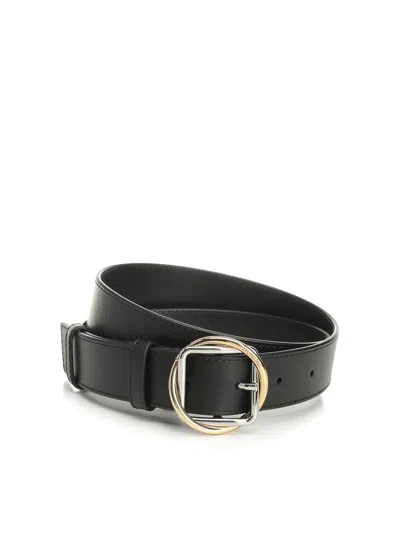 Jacquemus La Ceinture Salon Leather Belt In Black
