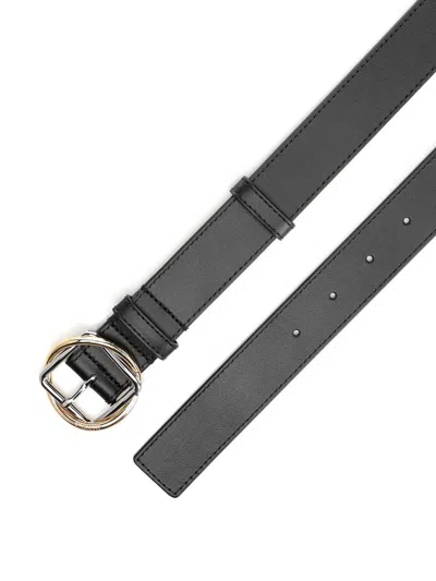 Jacquemus La Ceinture Salon Leather Belt In Black