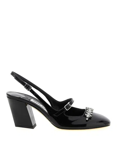 Jimmy Choo 'belinda' Block Heel Square Toe Pumps In Black